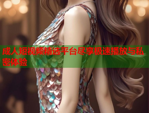 成人短视频精选平台尽享极速播放与私密体验
